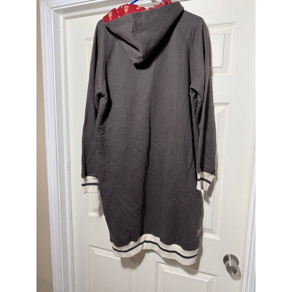 Lazy One Sleep Hoodie S/M Gray Real Catch Lobster Graphic Loungewear NWT - Picture 7 of 9